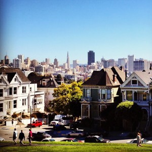 View of downtown SF