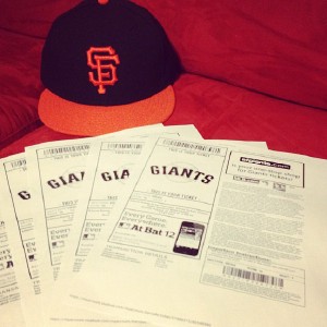 Its official... We are going to a San Francisco Giants game! @fernandaddy