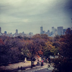 A cold day, looking out over Central Park. #latePost