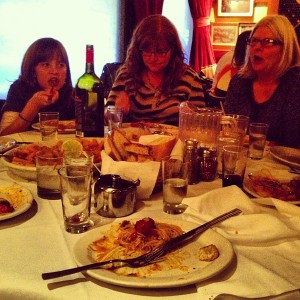 Great dinner with great Austin friends at Carmine's in NYC. #latePost