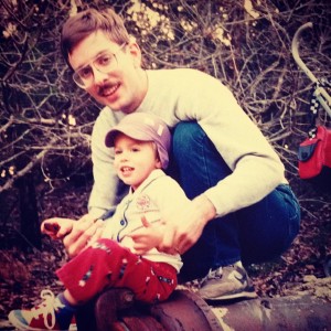 I can't decide what is better, my hat or my dad's glasses. Original hipster!