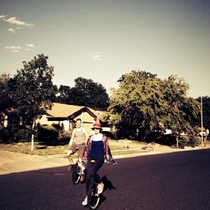 My awesome unicycling siblings. :)