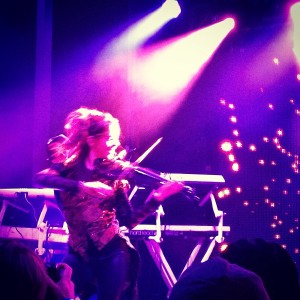 In action!