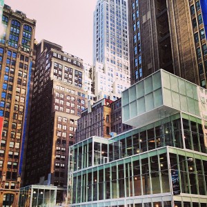 I always love the mix of new and old architectural styles.