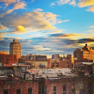 Brooklyn in the golden hour.