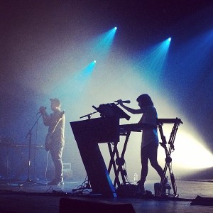The beautiful Lauren Mayberry of @chvrches is a talented vocalist, holder of degrees in law and journalism, and a Buffy fan. I'd have more of a crush if she wasn't way out of my league. But she's still high on my list of "musicians that it would be awesome to have as real life friends." Great show tonight at Terminal 5!