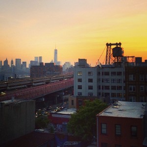 Sunset from my porch