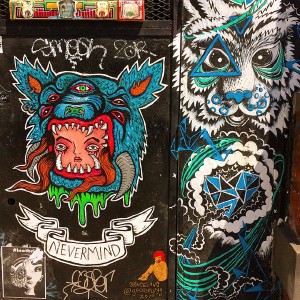 My favorite type of random street art mural.
