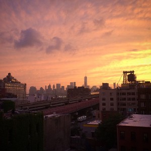 There was a huge downpour just as everyone was heading home from work, but nature made up for it afterwards with this amazing sunset.