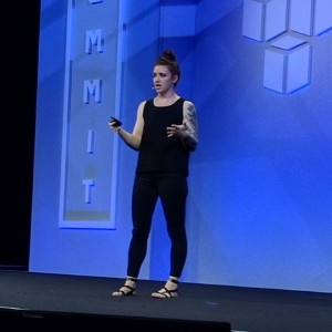 So proud of my colleague, partner-in-crime, and good friend @abby_fuller! Amazing presentation at AWS Summit!