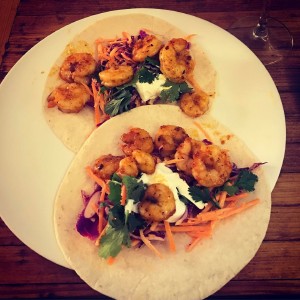 The crispy shrimp taco recipe from #hellofresh was very good!! 🌮❤️