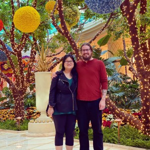 With @regardsyjc at the Wynn ❤️ I had lots of work this week at re:Invent but we still had time for a great Cirque du Soleil show, lots of tasty food, and some fun at the slot machines (only lost $25 total 💸)