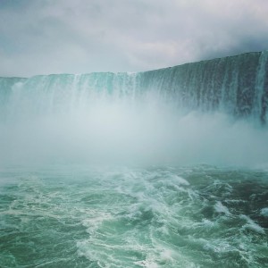 Big waterfall for day three. Watkins Glen is still my favorite but this was pretty impressive from the boat!