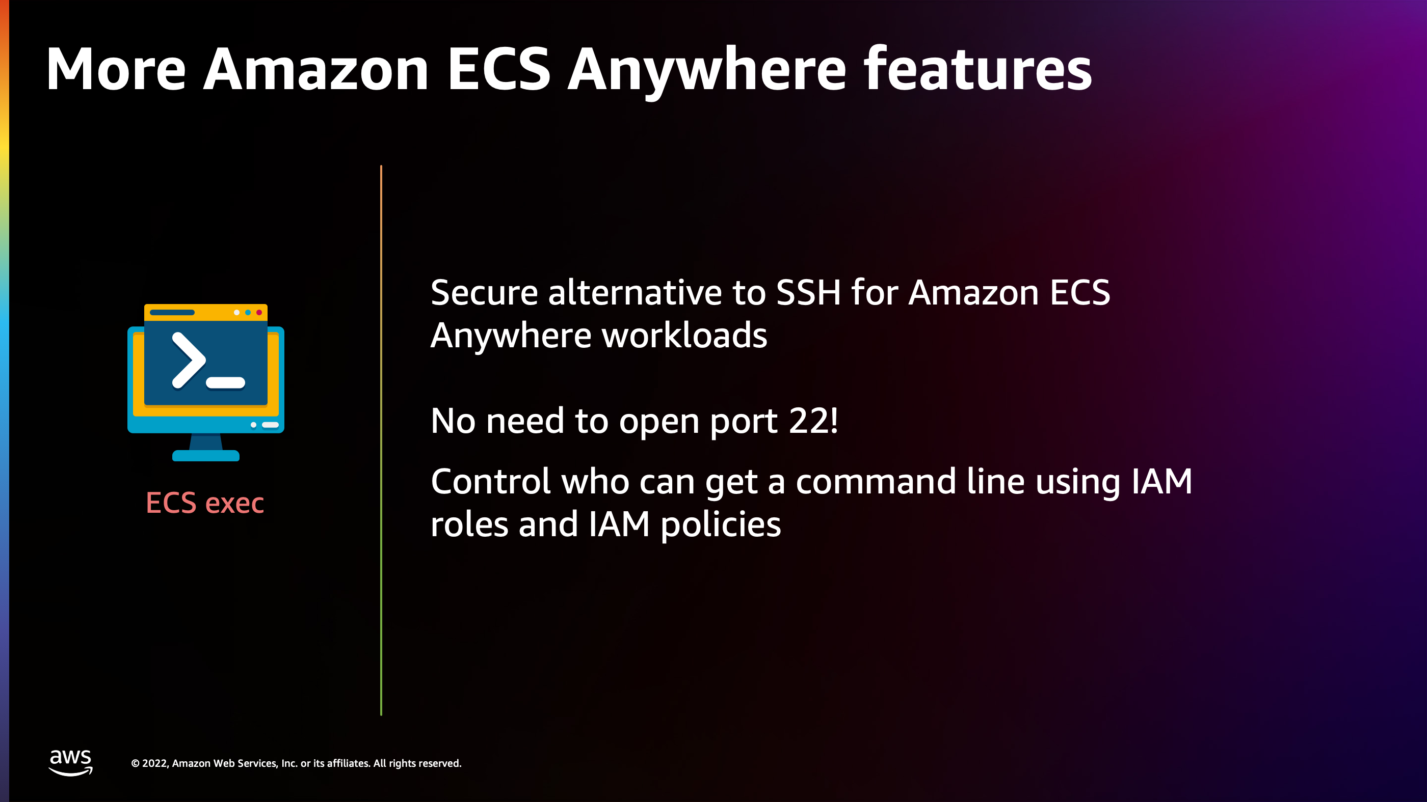 Running GPU-based container applications with  ECS Anywhere