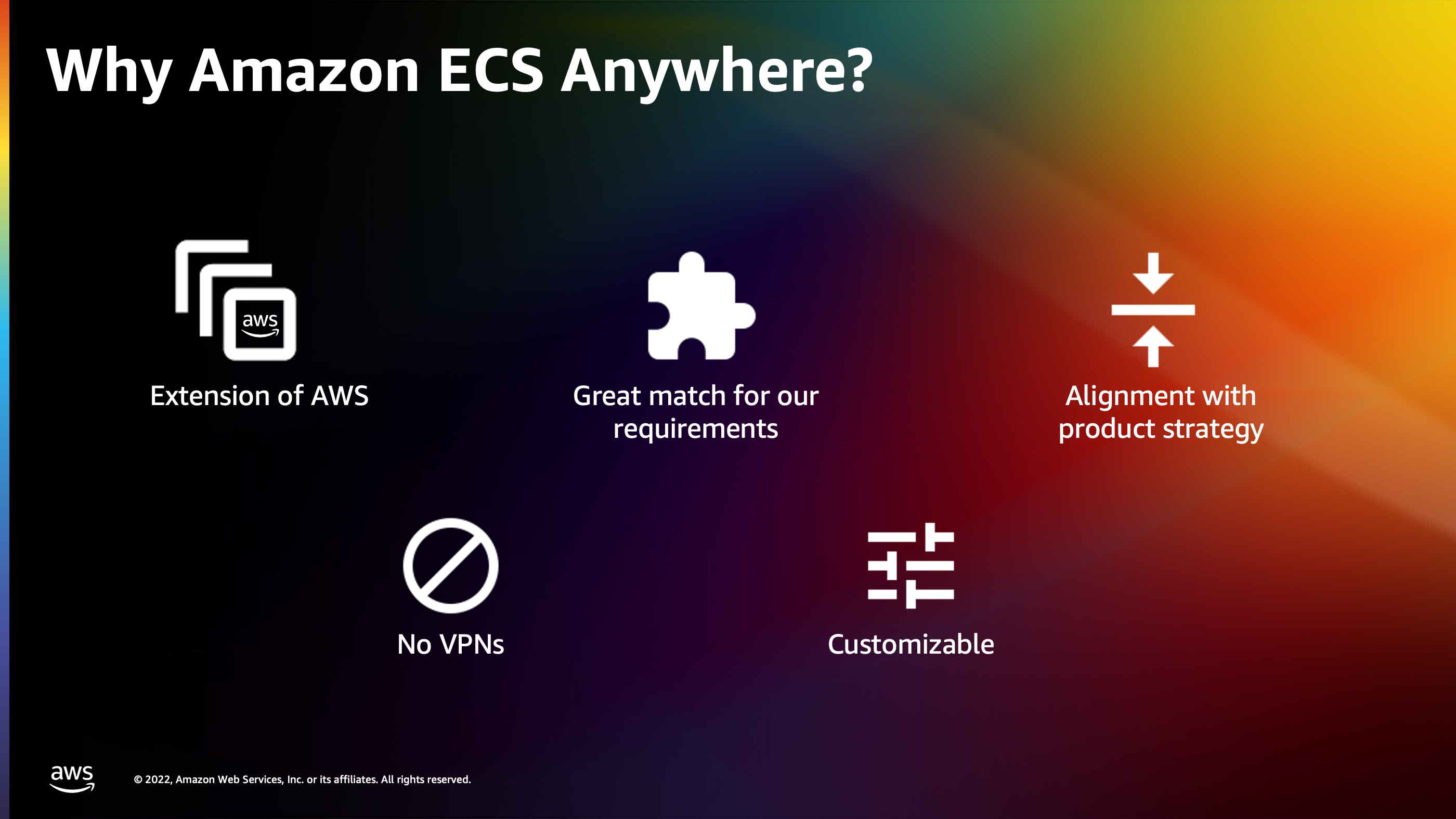 Run a Hybrid Cloud with  ECS Anywhere